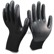 NMSAFETY CE certifié nitrile plongé gants noirs personnalisés